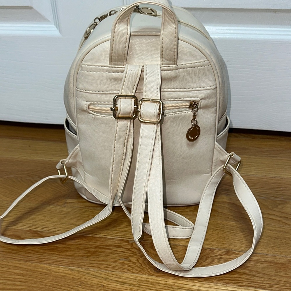 Cream Backpack - Picture 2 of 5